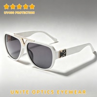 Fabricant chinois, vente en gros, lunettes de soleil de pilote de style aviation vintage de luxe personnalisées, protection UV400 pour hommes