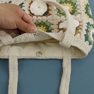 Summer Sweet Handmade Crochet Crossbody <b>Tote</b> Bag Fashionable Granny Square Accessory for Mommy and Granny - Product Image 2