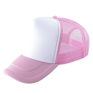 Vente en gros 5 Panneau Plain Trucker Otto Cap Casquette de camionneur en maille de mousse vierge - Product Image 3