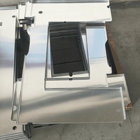 Fabrication sur mesure OEM ODM de pièces de couverture en acier inoxydable découpées au laser, soudées, estampées, et de tôlerie en aluminium.