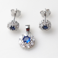 Nouveaux arrivages ensemble de bijoux en argent dubai ensemble de bijoux en argent sterling S925