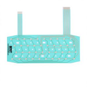 민감한 유연한 전도성 은 잉크 인쇄 회로 얇은 필름 압력 센서 압력 센서 멤브레인 스위치 - Product Image 5