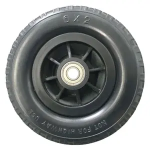 天海达6x2聚氨酯泡沫轮胎6英寸聚氨酯实心旅行车玩具车轮低价