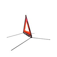 Triangle de sécurité réfléchissant Triangle d'avertissement de circulation en cas d'accident de voiture dans la nuit
