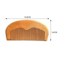 Peigne artisanal en bois personnalisable avec logo pour cadeau souvenir