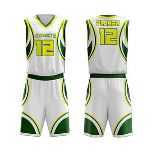 Uniformes de basket-ball de qualité supérieure avec logo personnalisé respirant ensemble d'uniformes de basket-ball de vêtements de sport avec impression personnalisée - Product Image 1