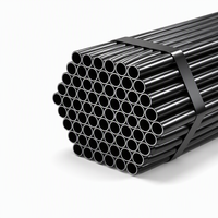 Tube rond creux en acier doux noir, 19 mm DE * 1 mm de paroi * 5,75 m, recuit, soudé par électrofusion (ERW), à paroi mince, à prix abordable