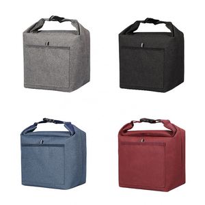 Custom Logo Oxford Fabric Reusable <b>Cooler</b> Tote Insulated Lunch Bag for Corporate Promotional Gifts - Product Image 5