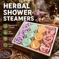 Vente en gros usine : Coffret cadeau de bombes de douche aromathérapeutiques personnalisées, biologiques, véganes, aux huiles végétales pures, commandes en gros