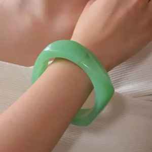 Premium Lightweight Resin <b>Bangles</b> For Women With Trendy Patterns Colorful Finish And Comfortable Fit - Product Image 5