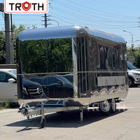 Remorque de cuisine mobile Truth pour crêpes, snacks, café, glaces et shawarma – Remorque alimentaire portable