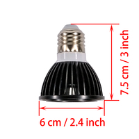 Lampe solaire LED à spectre complet à haute efficacité énergétique pour reptiles, UVA UVB, lampe de croissance pour reptiles, pour la production de calcium et de vitamine D3