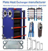 Intercambiador de Calor de Placas de Acero Inoxidable de Alta Eficiencia Personalizado a Precio de Fábrica, Material 304 316 con Junta