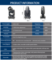 Venta Directa de Fábrica: Luz Móvil LED 400W BSW Tres en Uno, CMY CTO, Haz de Luz con Enfoque Variable, para DJ, Bares y Escenarios