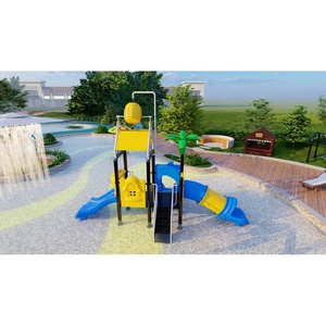 Parc aquatique commercial splash pad accessoires océan parc aquatique pour enfants piscine d'eau toboggan activité équipement de jeu - Product Image 3