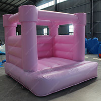 Offre Spéciale gonflable château sautant jeu de loisirs bambin rose maison de rebond pour la location de partie d'enfants