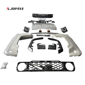 Kit Completo de Conversión de Carrocería Frontal para <span class=keywords><strong>Toyota</strong></span> <span class=keywords><strong>Land</strong></span> <span class=keywords><strong>Cruiser</strong></span> Serie 76 79 1999-2022, Actualización al <span class=keywords><strong>Nuevo</strong></span> Estilo Retro 2023-2026+ - Product Image 1