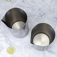 Bol mélangeur à cocktails isotherme à double paroi de 850 ml en acier inoxydable 304 avec bec verseur, verre de barman pour outils de mélange