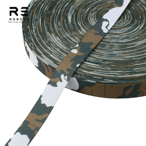 Cinta de Poliéster con Estampado de Camuflaje <span class=keywords><strong>RED</strong></span> <span class=keywords><strong>DAWN</strong></span> de 25 mm (1 Pulgada), Alta Tenacidad, Sostenible, para Bolsas Tácticas, Mochilas y Actividades al Aire Libre - Product Image 1
