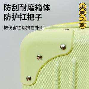 Mini <b>Makeup</b> <b>Case</b> 14 Inch Travel Carry On Suitcase Retro Lightweight Storage Bag With Zipper And Swivel Wheels - Product Image 2