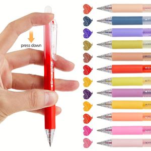 ปากกาเจลลบได้ 12 สี ขายดี หัวปากกา 0.7 มม. ใช้สำหรับสำนักงานและโรงเรียน แบบกด แห้งไว สีลูกกวาด ชุดเซ็ต - Product Image 1