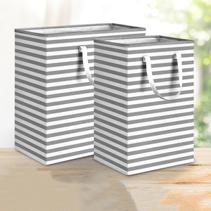 Panier à linge extra large – 40x30x60cm, avec poignées – Panier à linge sale durable – Pliable, en maille respirante – Pour la maison - Product Image 3
