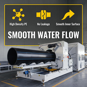 <span class=keywords><strong>Tuyau</strong></span> d'alimentation en eau HDPE PE100, flexible haute pression, polyéthylène haute densité DN20-DN1200 - Product Image 1