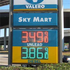 Panneau d'affichage numérique LED de haute qualité pour station-service, pylône, publicité numérique, IP65, télécommande RF, extérieur - Product Image 2