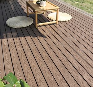 Plancher composite en <span class=keywords><strong>bois</strong></span> de bambou anti-UV à prix avantageux, <span class=keywords><strong>terrasse</strong></span> creuse en WPC - Product Image 3