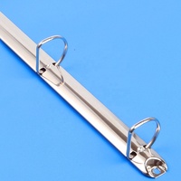 Classeur à 4 anneaux en métal le plus vendu avec pince à reliure en nickel fabrication attache de fichier en gros