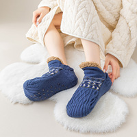 Haute qualité unisexe hiver confortable doux épais polaire moelleux thermique intérieur maison pantoufles chaussettes Logo personnalisé nouveau Design chaussettes antidérapantes