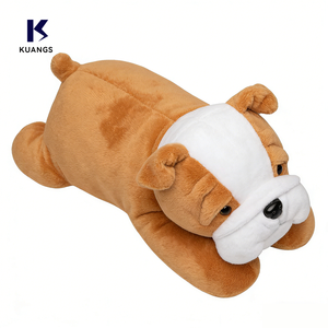 Милая, очень мягкая, реалистичная плюшевая игрушка-собака 2026 года на заказ оптом для детей: компаньон для сна или праздничный подарок - Product Image 4