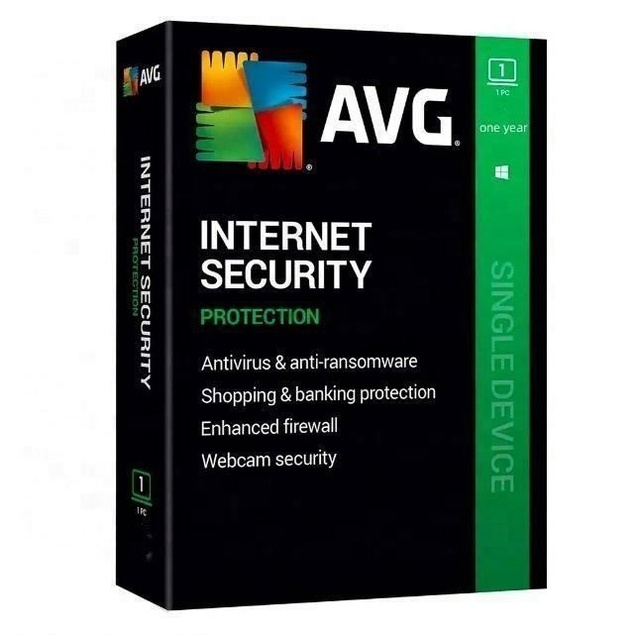 PC/Mac/Android/Linux 1 Device/1 Year Online Code Privacy Protection Antivirus Software for AVG Internet Security 2022 in Stock
