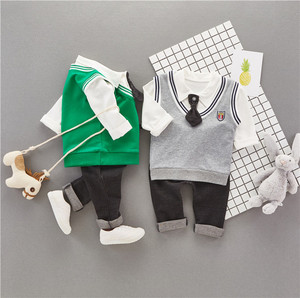 Ensemble de vêtements pour garçons, veste et t-shirt à col en V pour enfants, jeans de marque, lots en provenance de fabricants chinois - Product Image 6