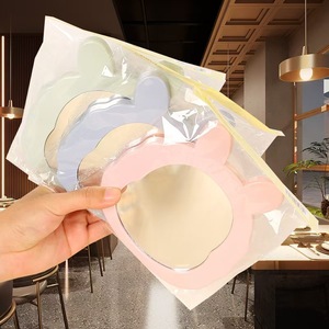 Portable Handheld Makeup <b>Mirror</b> Multi Size Silver Lens Handle <b>Mirror</b> For Beauty Salon Cosmetic Use - Product Image 1