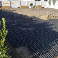 Grille de gazon Géogrille Plastique Eco Pavés Perméable pour les allées Cheval Paddock Gravier Caoutchouc Protection Gazon Renforcement Parking