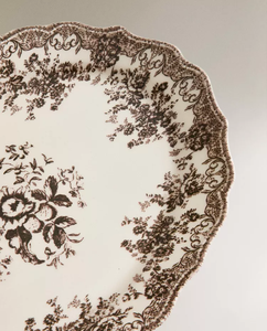 Platos profundos de loza Floral de 35cm, <span class=keywords><strong>vajilla</strong></span> de cerámica, juegos de platos, <span class=keywords><strong>vajilla</strong></span>, plato de cerámica profundo para restaurante en casa - Product Image 4