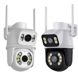 Cámara de Seguridad Inteligente WiFi <span class=keywords><strong>Icsee</strong></span> PTZ en Línea, 8MP, Zoom >40x, Lente Dual Inalámbrica con Almacenamiento en la Nube, Gran Angular de 180°, H.265 - Product Image 1
