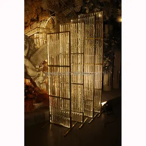 2020 wedding New design LED glittering screen stage decoration for wedding party event