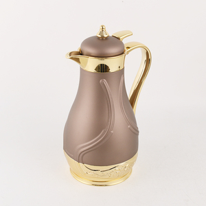 กระติกน้ำชาแบบอาหรับ ดัลลาห์  เก็บความร้อน พร้อมแก้วด้านในสีชมพู - Product Image 4