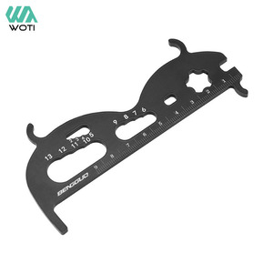 Règle de mesure d'usure de chaîne de vélo Yueli en acier, outil multifonction pour l'inspection des VTT - Product Image 1