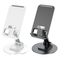 X619-1 Support Universel pour Téléphone Portable, Support de Tablette Portable, Fixations de Bureau, Joint Amortissant en ABS, Support de Téléphone en Plastique et Métal, Logo Personnalisé