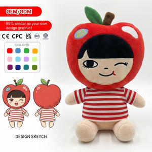 Peluche Personalizado <span class=keywords><strong>de</strong></span> Apple <span class=keywords><strong>Miku</strong></span>, 10 cm, Tela <span class=keywords><strong>de</strong></span> Algodón, Estampado Dorado, Envío Gratis, Regalo <span class=keywords><strong>de</strong></span> Cumpleaños - Product Image 1