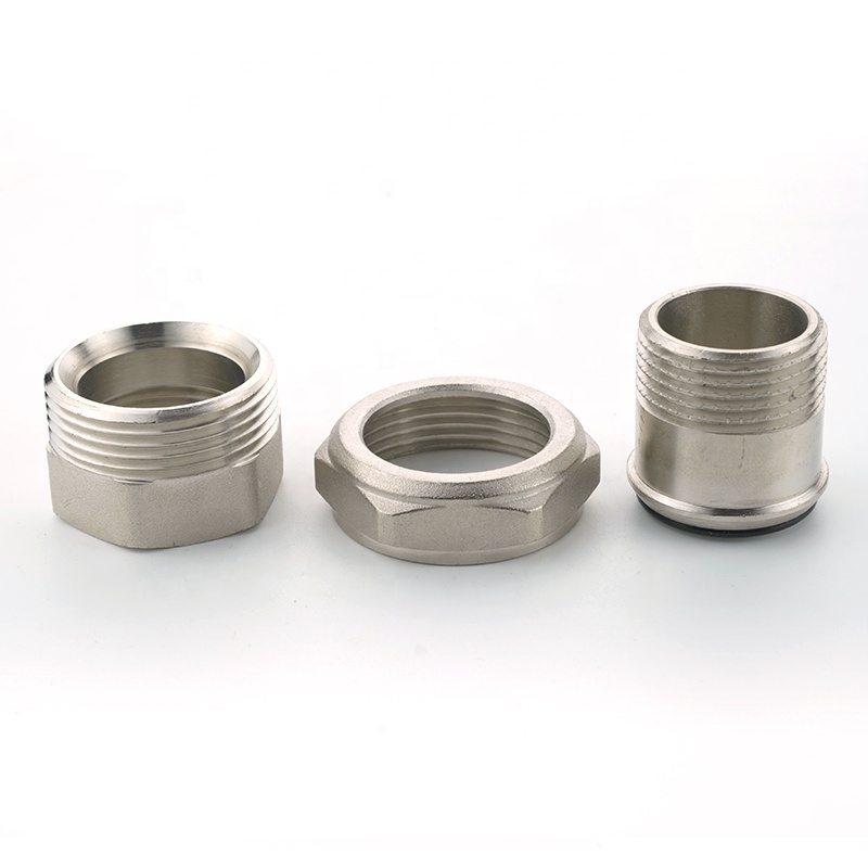 VG Brand 1/2 - 2 inch Brass Straight Union Pipe Fitting with O-ring