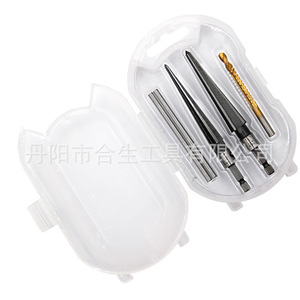 Mr Drill Hexagonal Shank <b>Tapered</b> <b>Reamer</b> Set 3-16mm Coated For Electric Drills - Product Image 5