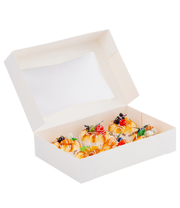 Scatola di Carta per Pane con Finestra Trasparente, Bestseller per Natale, Festival, Negozi e Feste - Product Image 5