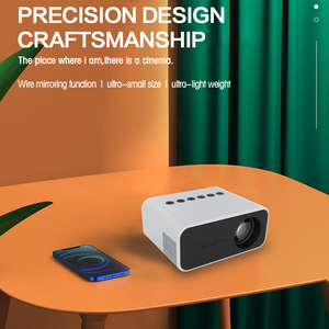 Audio HD USB projecteur de poche intelligent projecteur 1080P Portable LED YT500 MINI vidéo pas cher projecteur pour la maison lecteur multimédia cinéma - Product Image 2