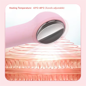 <span class=keywords><strong>Brosse</strong></span> <span class=keywords><strong>nettoyante</strong></span> chauffante pour le <span class=keywords><strong>visage</strong></span> la plus vendue, exfoliante, étanche, nettoyeur de pores, <span class=keywords><strong>brosse</strong></span> <span class=keywords><strong>nettoyante</strong></span> électrique en silicone pour le <span class=keywords><strong>visage</strong></span> - Product Image 4