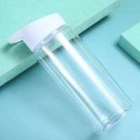 Tasse de paille de voyage en plastique 500ml PP PS Tritan gobelet réutilisable étanche gobelet enfant tasse