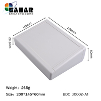 Boîtier BDC 30002 BAHAR ENCLOSURE IP54 en plastique ABS de bureau avec fonctions d'exploitation et d'indication 200x145x63mm